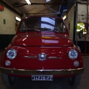 Carlo's Fiat 500F, just arrived in UK and working towards a UK MOT.
